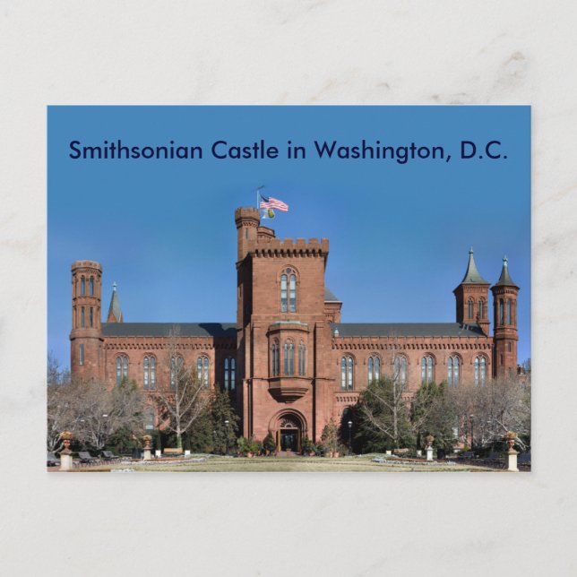 Smithsonian Castle in Washington, D.C. Postcard (Front)