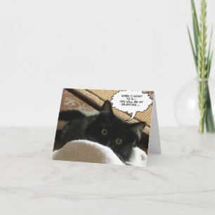 Smittens says, 3!! Happy Valentine's Day Holiday Card