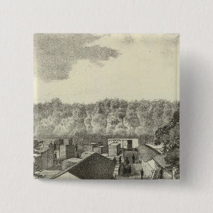 Smock & Buchanon, lumber dealers, Asbury Park, NJ 2 Inch Square Button