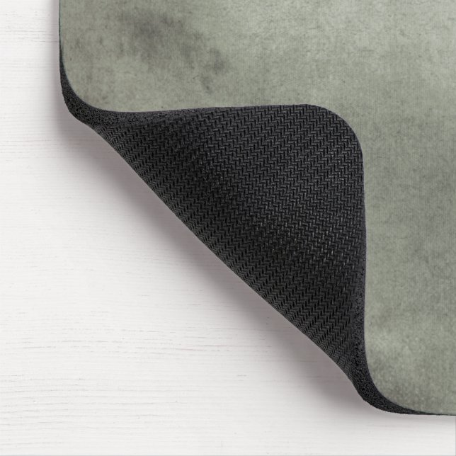 Smog grey dirty textured parchment paper mouse pad (Corner)
