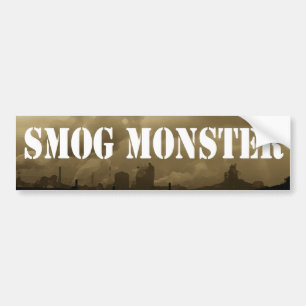 Smog Monster Bumper Sticker