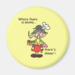 Smoke and Dinner T-shirts and Gifts Magnet