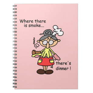Smoke and Dinner T-shirts and Gifts Notebook