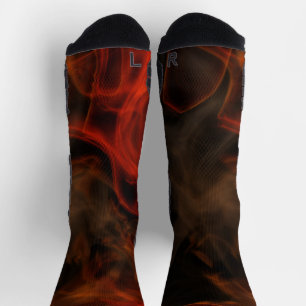 Smoke and Flames Socks