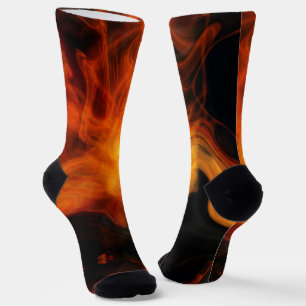 Smoke and Flames Socks