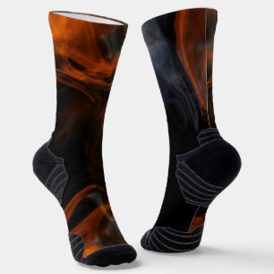 Smoke and Flames Socks
