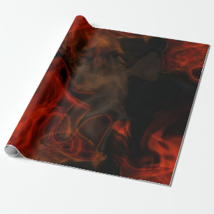 Smoke and Flames  Wrapping Paper