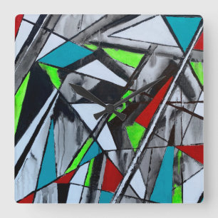 Smoke and Mirrors Wall Clock