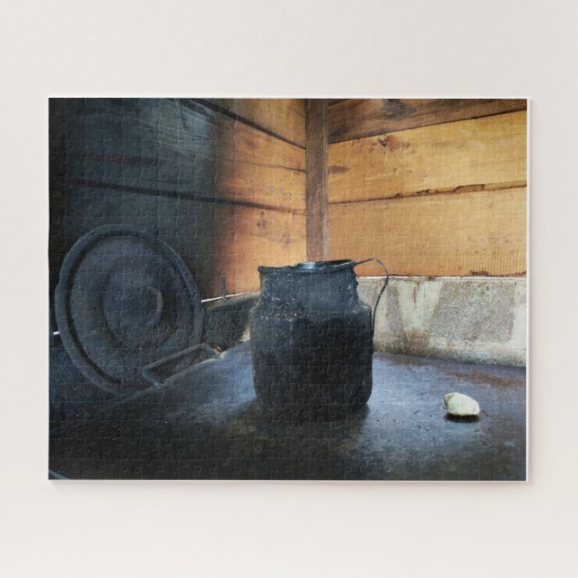 Smoke and Time: A Traditional Guatemalan Kitchen Jigsaw Puzzle (Horizontal)