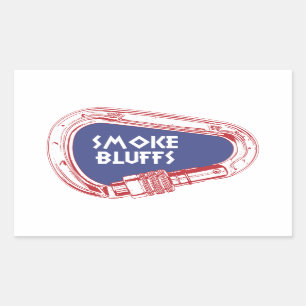 Smoke Bluffs Climbing Carabiner Sticker