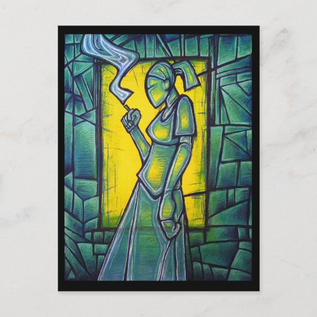 Smoke Break Postcard (Front)