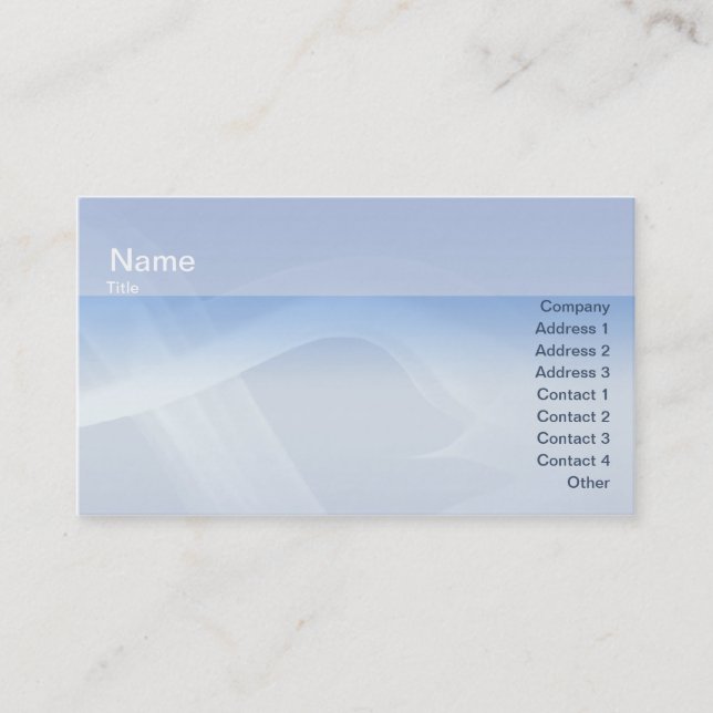 Smoke - Business Business Card (Front)