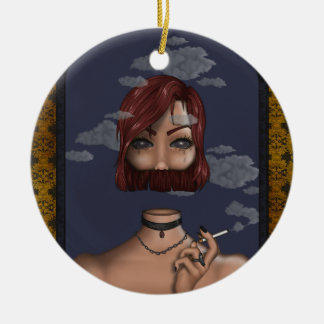 Smoke Ceramic Ornament