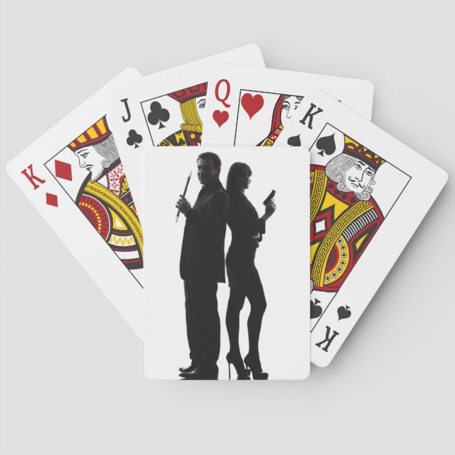 Smoke & Dagger Playing Cards, couple Playing Cards (Back)