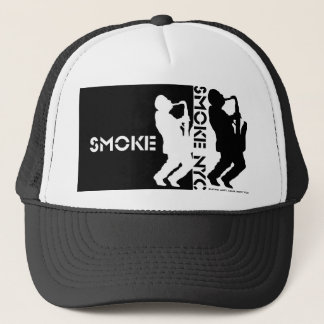 Smoke Dbl. Saxman Hat - Negative