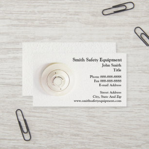 Smoke Detector Business Card