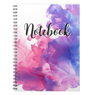 Smoke Diffuse Pink and Purple  Notebook