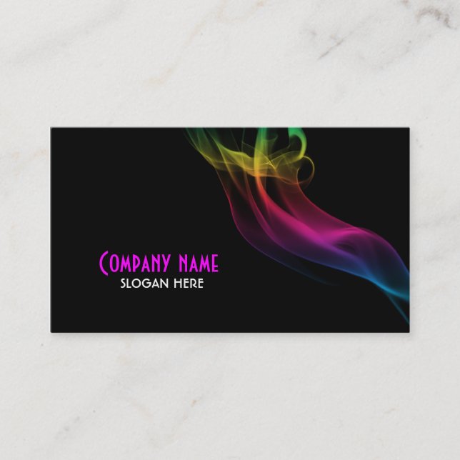 Smoke Effect Business Card (Front)