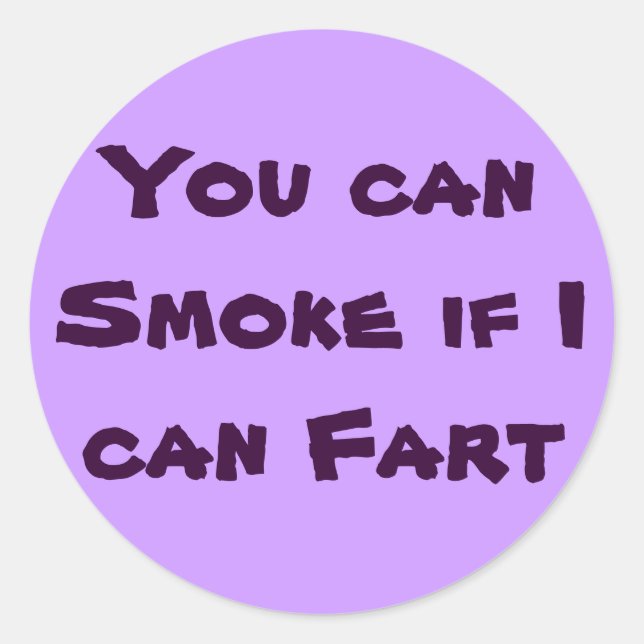 smoke/fart stickers (Front)