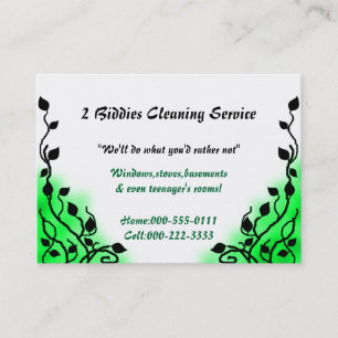 smoke green business card