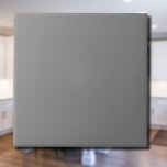 Smoke Grey Solid Colour | Classic Elegant Tile<br><div class="desc">Smoke Grey Solid Colour | Classic | Elegant | Trendy | Stylish | Gift</div>