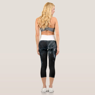 Smoke High Waisted Capris