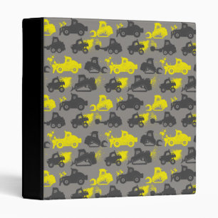 Smoke Jumpers Grey Pattern Binder