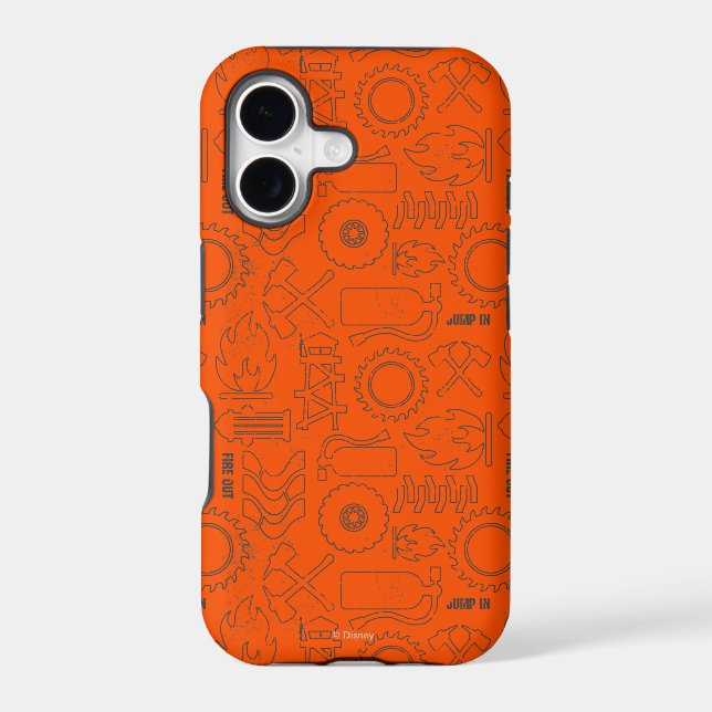 Smoke Jumpers Orange Pattern (Back)