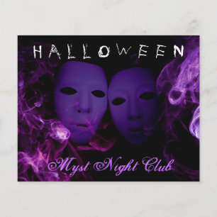 Smoke Masks Halloween Party Flyer