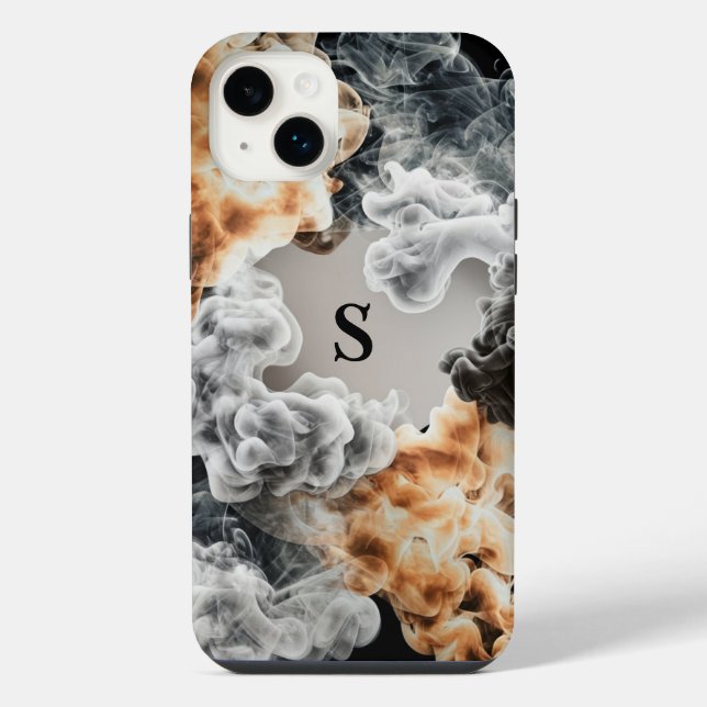 Smoke Monogram iPhone Case (Back)