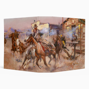 Smoke of a. 45, 1908 by Charles Marion Russell Binder