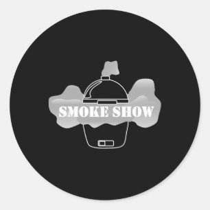 Smoke Show Bbq Classic Round Sticker