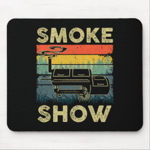 Smoke Show Funny Bbq Smoker Grilling Meat Smoking Mouse Pad