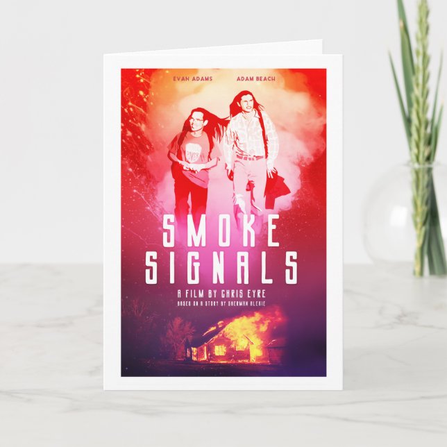 Smoke Signals alternative movie poster Card (Front)