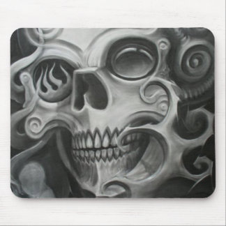 Smoke Skull Mouse Pad