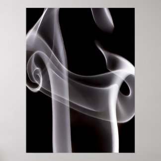 Smoke Swirls Poster