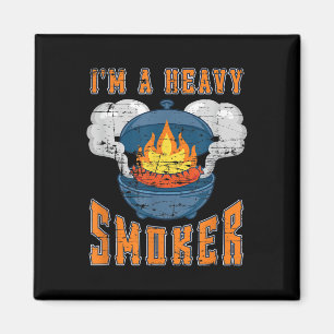Smoked Meat Grilling Steak Funny Bbq Chef Gift Bar Magnet