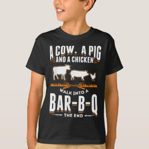 Smoked Meat Lover Gift Idea Funny Barbecue Bbq T-Shirt