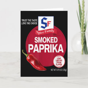 Smoked Paprika Halloween Spice Costume Group Match Card