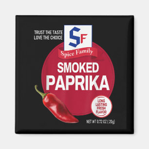 Smoked Paprika Halloween Spice Costume Group Match Magnet