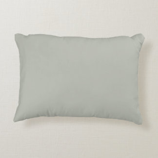 Smoked Sage Green Solid Colour - Grey Mist 419B Accent Pillow