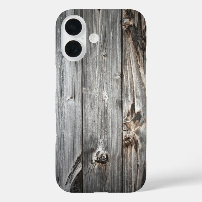 Smoked Wood Pattern Case-Mate iPhone Case (Back)