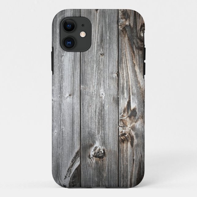 Smoked Wood Pattern Case-Mate iPhone Case (Back)