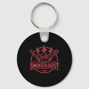 Smokeologist Bbq Smoker Meat Smoking Tools Grillin Keychain