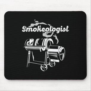 Smokeologist - Pitmaster Bbq Smoker Grilling  Mouse Pad