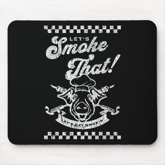 Smoker Chef Dad Father  Mouse Pad (Front)