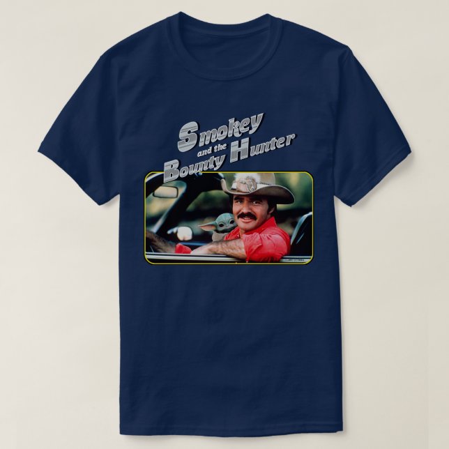 Smokey and Pedro Pascal T-Shirt (Design Front)