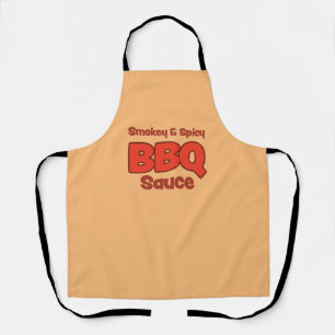 Smokey and Spicy BBQ Sauce Apron