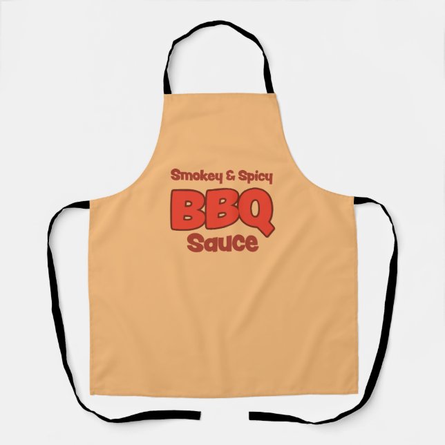 Smokey and Spicy BBQ Sauce Apron (Front)