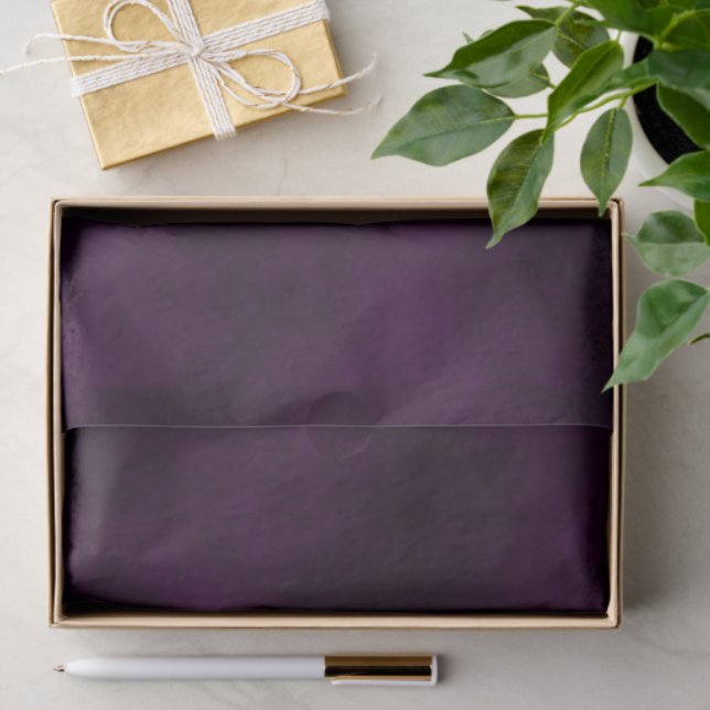 * Smokey Aubergine Purple Tissue Paper (Gift)
